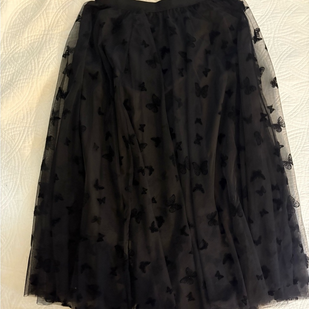 Lace and Tulle Butterfly ballet aline skirt Whimsigoth fairy balletcore - Picture 4 of 8